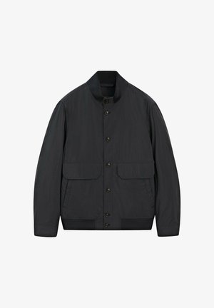 Massimo Dutti, BOMBER JACKET WITH POCKET DETAILS - Bomberjakke - dark blue