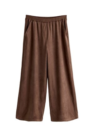 SOFT WIDE - Püksid - chocolate brown