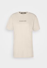 TIGER BACK PRINT GRAPHIC TEE - Printtipaita - sand