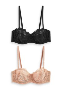 NON PAD STRAPLESS 2 PACK STANDARD - Soutien-gorge à armatures - black
