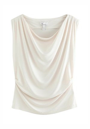 REGULAR FIT - DRAPE PREMIUM  SLEEVELESS  - Toppi - ecru