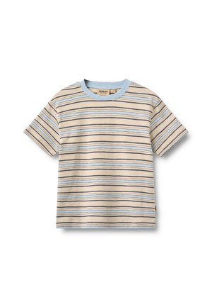 Wheat, T-SHIRT S/S FABIAN - T-shirt imprimé - multi blue stripe