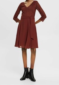 Esprit Collection Freizeitkleid - bordeaux