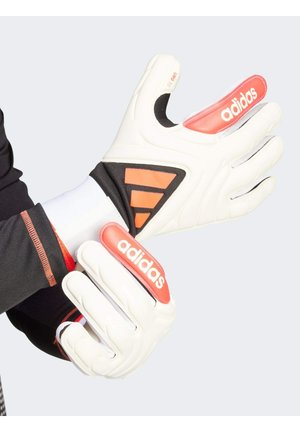 Fingerhandschuh - white   lucid red   black