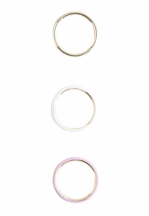 3 PACK . - Ring - pink, white, gold-coloured