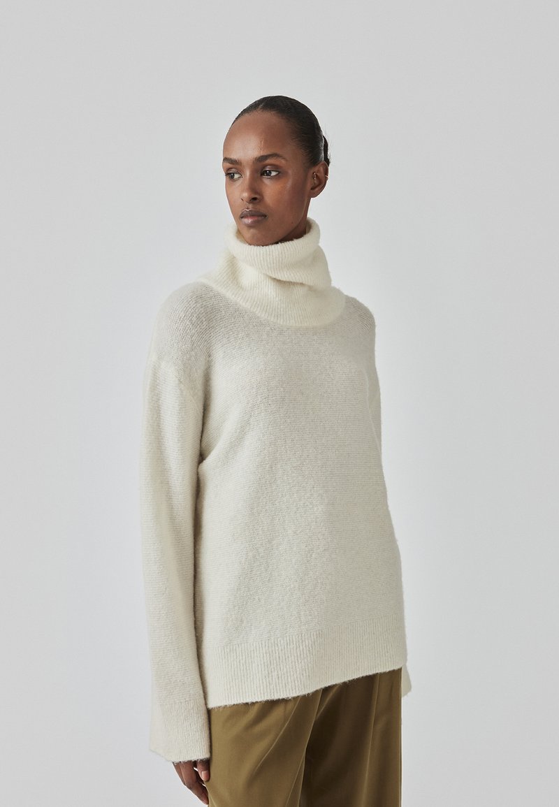 Modrian Jumper Modström ADRIAN T-NECK - Jumper - soft white/white - Zalando.ie