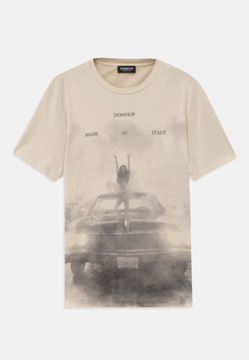 Dondup T-shirt print beige
