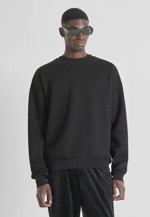 RELAXED FIT - Felpa - black