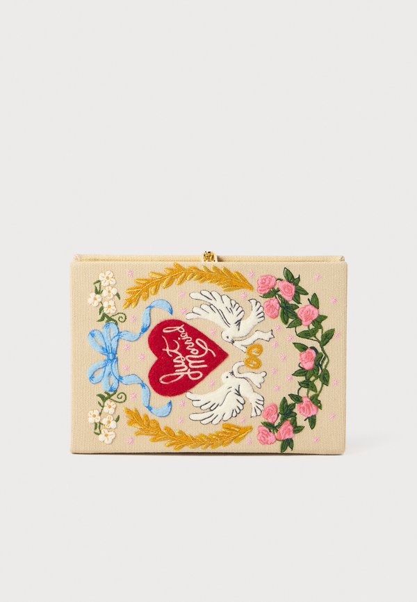JUST MARRIED HEART - Clutch - champagne