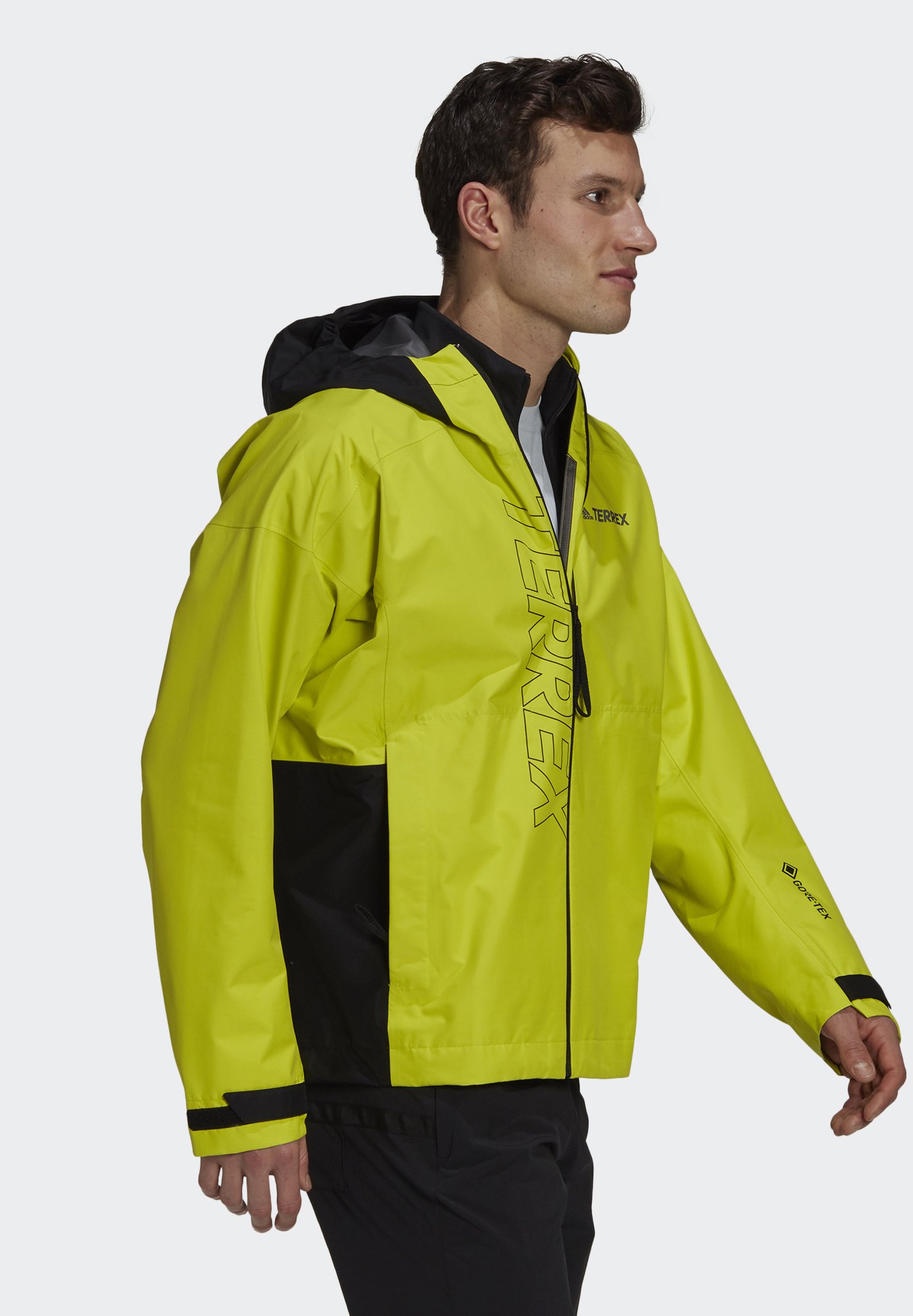 adidas Performance TERREX GORE-TEX PACLITE RAIN - Cieta auduma jaka -  black/melns - Zalando.lv