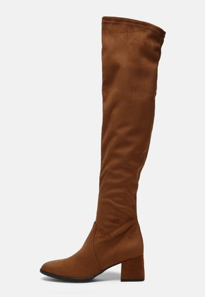 Botas mosqueteras - cognac