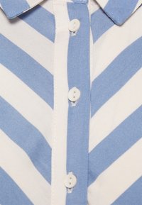 YAS YASSAVANNA LONG SHIRT - Vestido comprido - dusty blue/eggnog