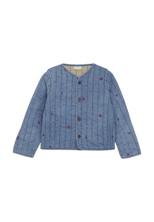 QUILT WITH EMBROID - Jas - ombre blue