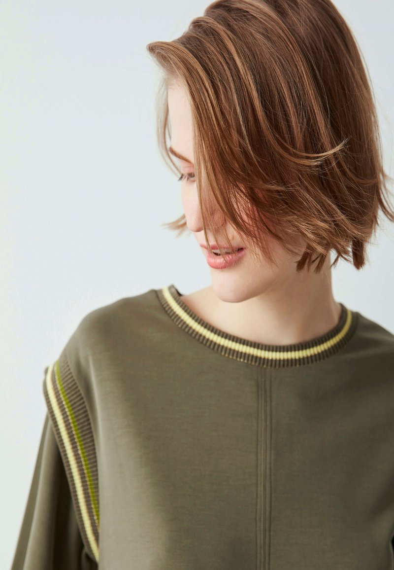 Damen Freizeitkleider | Ipekyol Jerseykleid green/khaki - WB82457 Damen Freizeitkleider | Ipekyol Jerseykleid green/khaki - WB82457