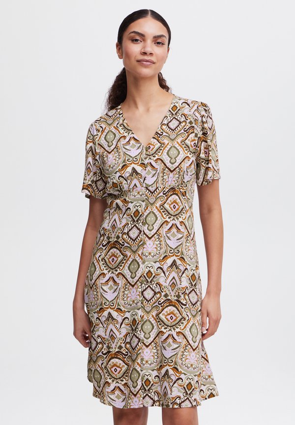 BYMmmjoella - Blusenkleid - aloe boho mix