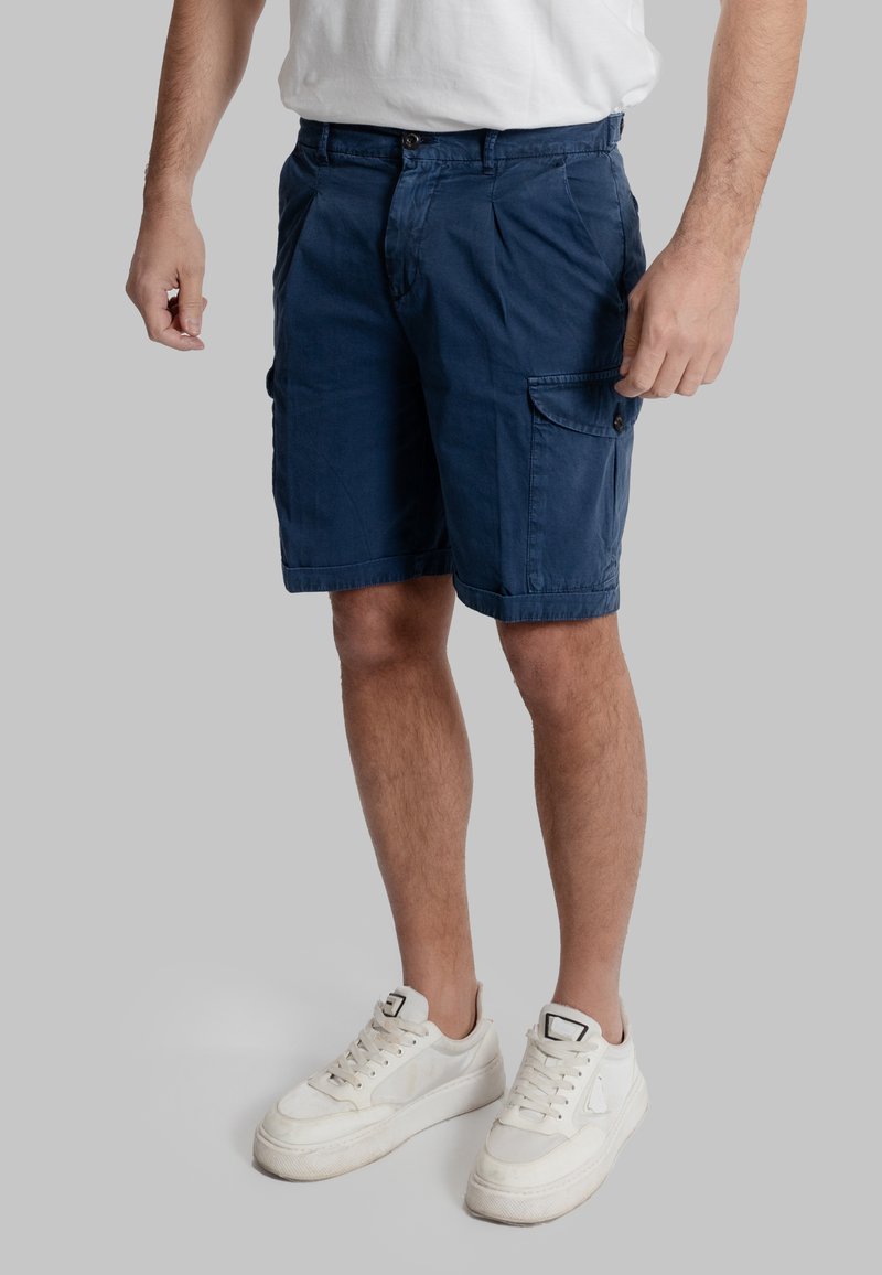 40 Weft BERMUDA DANNYBE - Shorts - navy blue