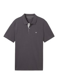 BASIC WITH CONTRAST - Polo - dark shadow