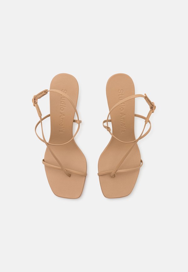 CROSS FRONT  - Sandals - beige3