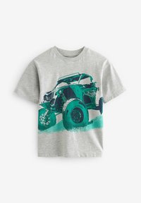 Next SHORT SLEEVE GRAPHIC 3 PACK STANDARD - Apdrukāts T-krekls - yellow  blue summer transport
