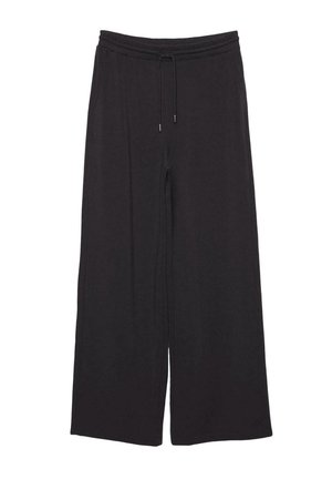Stradivarius, SOFT-TOUCH PALAZZO JOGGER TROUSERS - Pantalon de survêtement - black