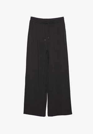 Stradivarius, SOFT-TOUCH PALAZZO JOGGER TROUSERS - Pantalon de survêtement - black