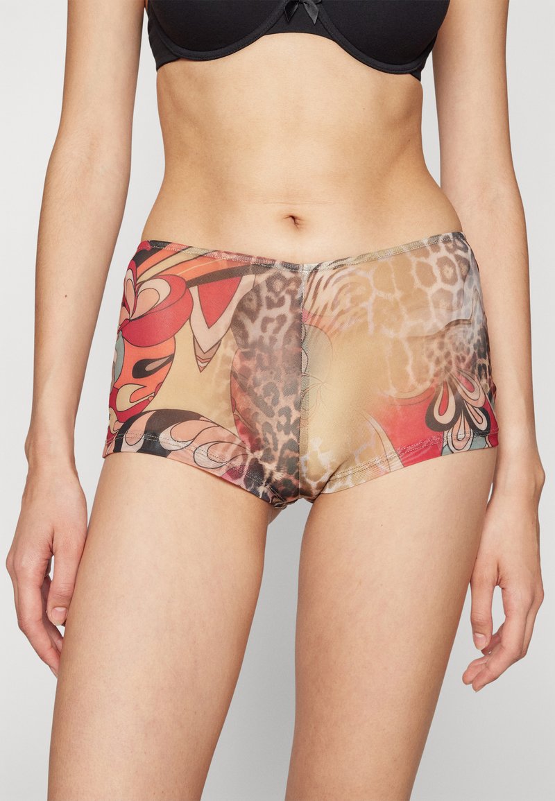 Jaded London MICRO HOT PANT SHORTS LEOPARD - Paplūdimio reikmuo - multicolor