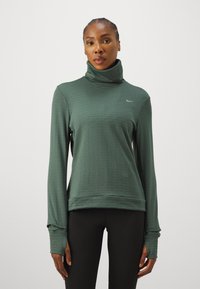 Nike Performance THERMA-FIT SWIFT - Pikkade varrukatega topp - vintage green/silver