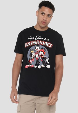 Cotton Soul, ANIMANIACS/ITS TIME FOR - Print T-shirt - black