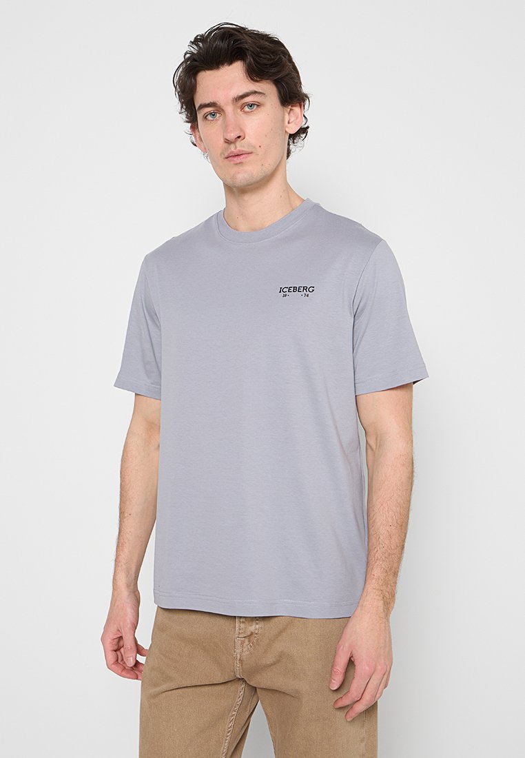 Iceberg T-shirt basic grijs