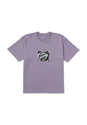 T-shirt med print - purple