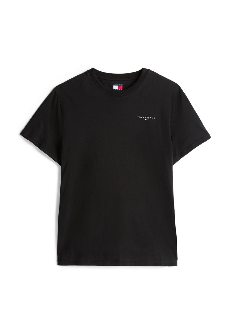 Tommy Jeans T-shirt basic zwart Tommy Jeans T-shirt basic zwart