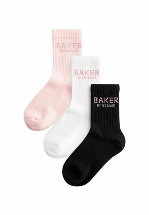 3 PACK - REGULAR FIT - Socken - pink white black