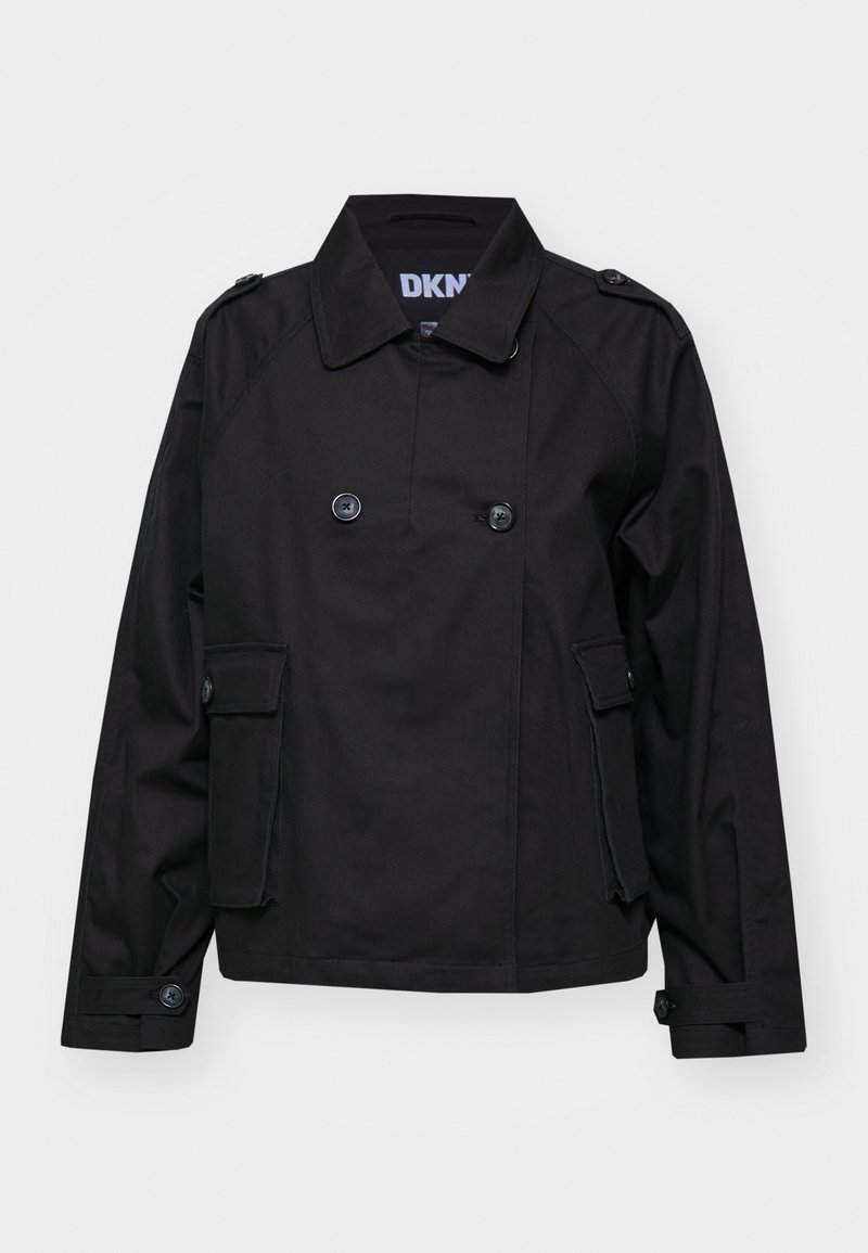DKNY Lichte jas zwart
