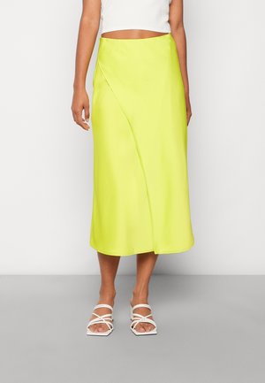 A-linjekjol - neon green