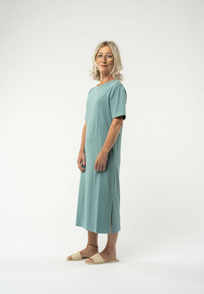 Damen Freizeitkleider | Melawear LATIKA Jerseykleid turquoise/türkis - XF29898 Damen Freizeitkleider | Melawear LATIKA Jerseykleid turquoise/türkis - XF29898