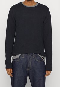 Jack & Jones Stickad tröja - dark blue