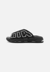 Nike Sportswear - NIKE AIR MORE UPTEMPO SLIDE - Papucsszandálok - black/white/clear Miniatűr kép 1