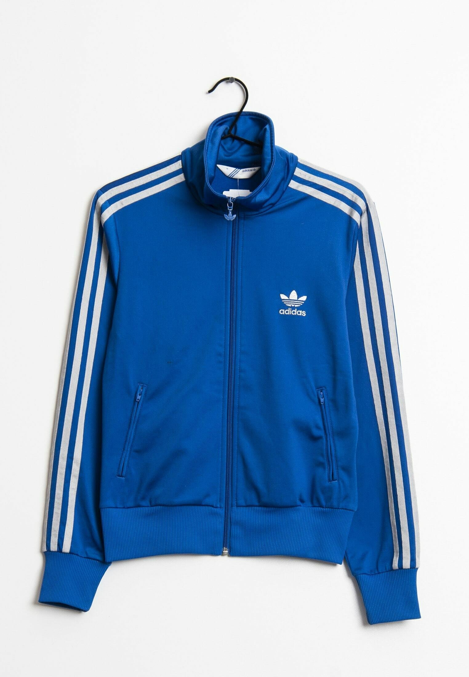adidas sweatjacke blau