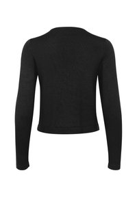 Kaffe Strickjacke - mottled black