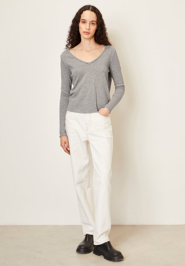 ML COL V - Long sleeved top - gris chine2