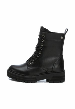 Botines con plataforma - black
