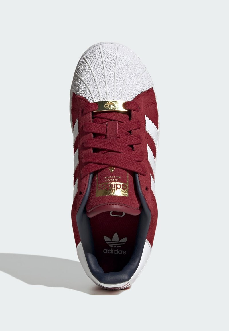 Maroon and white adidas Clearance