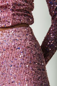 Colourful Rebel STEFFIE FLARE PANTS - Hlače - pink