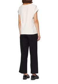 s.Oliver BLACK LABEL MIX MIT PAILLETTEN - Blouse - creme