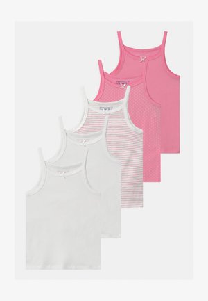 5 PACK - Camiseta interior - white/pink
