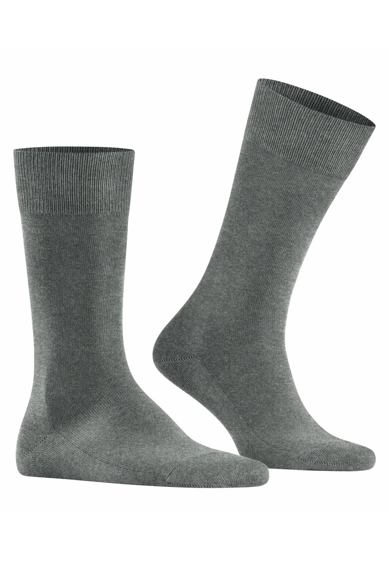 Herren Unterhosen | FALKE FAMILY SUSTAINABLE COTTON-MIX Socken light greymel/hellgrau - JI70001 Herren Unterhosen | FALKE FAMILY SUSTAINABLE COTTON-MIX Socken light greymel/hellgrau - JI70001