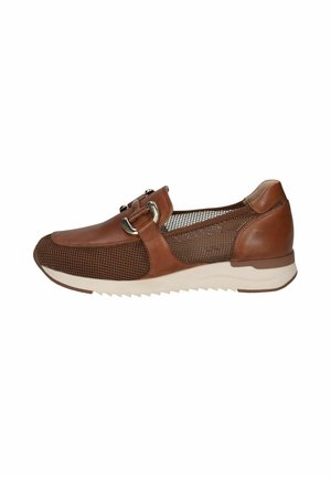 KAIA - Chaussons - cognac comb