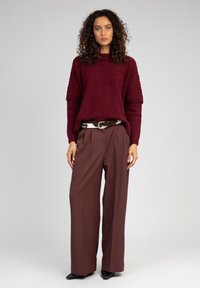 AN'GE PEPINA - Pantalon classique - chocolat