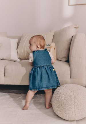 Next, REGULAR FIT - PINAFORE BABY SHORT SLEEVE BODYSUIT 2 PIECE SET  . - Body / Bodystocking - denim