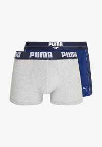 Unselected, dark blue/grey